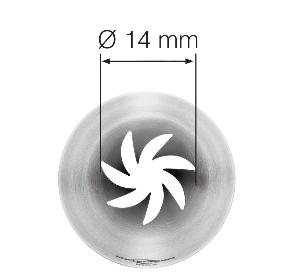 Küchenprofi Bake Rosettentülle 14 mm 08 0550 28 14